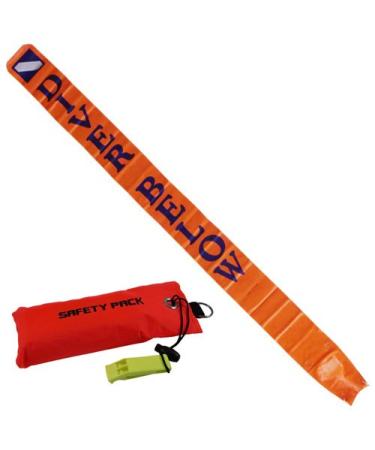 3/8 Orange Rubber Fishing Hand Pole Spear Sling - 28-3/8 Long