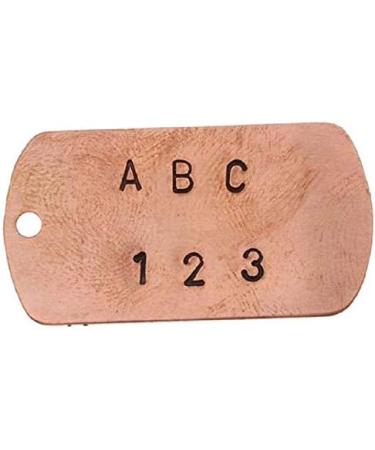 BENECREAT 36 Pack (3mm 1/8) Letter and Number Stamp Set, Metal Punch Stamp  Stamping Tool Case - Electroplated Hard Carbon Steel Tools to Stamp/Punch