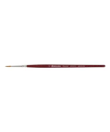 Escoda Chronos Series 3151 Artist Watercolor & Acrylic Paint Brush,  Synthetic Toray Fiber & Red Sable Blend, Pointed Round, Size 6 Size 6  Pointed Round