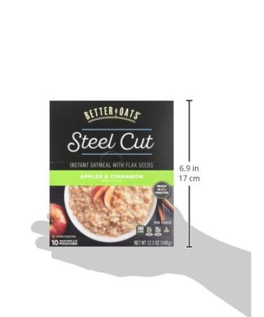 Better Oats, Steel Cut Instant Oatmeal, Original, 10 Packets