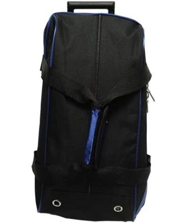 Pyramid Path Deluxe Single Roller Bowling Bag (Black/Royal Blue)