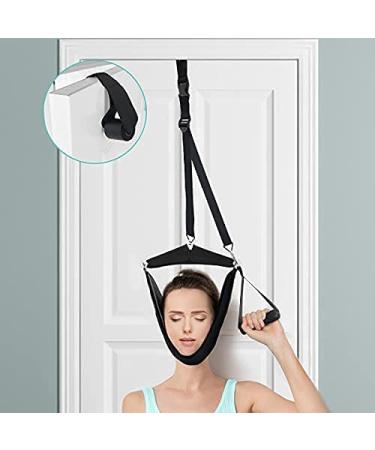 Neck Stretcher Cervical Neck Traction Device for Home Use Over The Door Neck  Traction Portable Neck