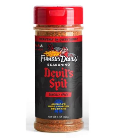Famous Dave's Devil's Spit Seasoning, 6 Ounce, Pack of 2