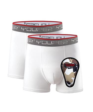  Youper Youth Boxer Brief w/Soft Athletic Cup, Boys