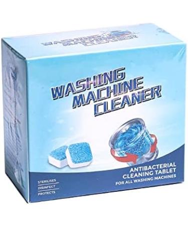 Washing Machine Cleaner Descaler 12 Pack - Deep Cleaning Tablets for Front Loader & Top Load Washer, Clean Inside Drum and Laundry Tub Seal, Size: One