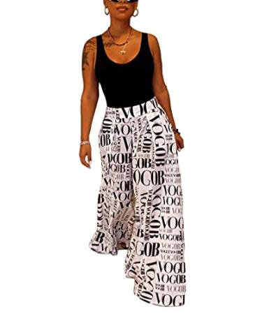 Women Floral Printed Wide Leg Pants Casual High Waist Flowy Palazzo Pants -  China Wide Leg Pants and Women Pants price | Made-in-China.com