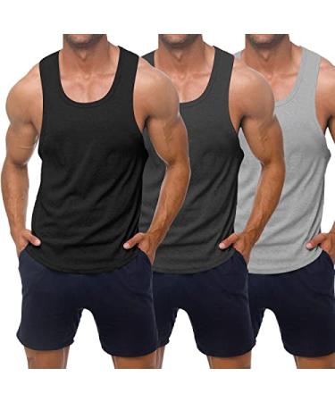 Quick Dry Sleeveless Men's Fitness Workout Tank Top - Men's