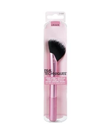 Real Techniques Sculpt & Shape Dual Ended 2-in-1 Makeup Brush, Contours  Cheek, Nose, Eyes and Highlighter, Flat Head Blends & Intensifies Contour,  Pink, 1 Count : : Beauty & Personal Care
