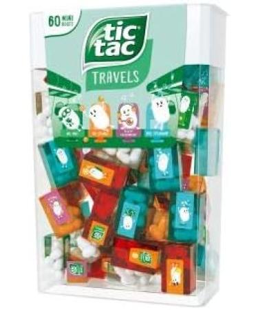 TIC TAC Box with 60 Mini Boxes (each 3.9 GRAMS) ARTIFICIALLY FLAVOURED MINTS