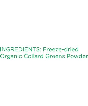 Organic Collard Greens Powder - USA Grown & Freeze-Dried