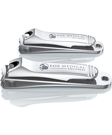 Podiatrist's Toenail Clippers for Thick and Ingrown Nails - Surgical Grade  Stainless Steel Nippers by Fox Medical Equipment