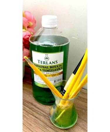 TERLANS Oil Paint Thinner, 250 ml (8.4 Fl. Oz.) Completely Odorless  Liquid/Art Paint Brush Cleaner/Degreaser/Turpentine Substitute