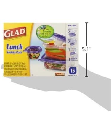 Glad Entree M size, 5 containers (Pack of 3)