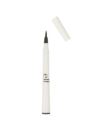 e.l.f. Eyeliner Pen with FeltTip Applicator  Black  0.05 Fl Oz