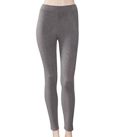 Cuddl Duds ClimateRight Women's Stretch Fleece Long Underwear High Waisted  Thermal Leggings (Rose Heather) Large