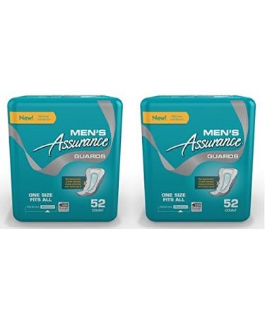 Assurance Guards for Men, Maximum, One Size Fits All, 52 Ct (pack