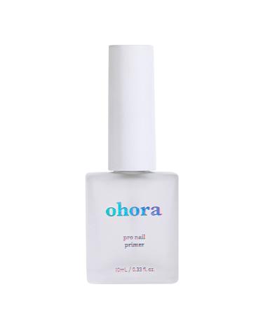 ohora Pro Nail Primer - Nourishing  Protective  and Moisturizing Nail Base Coat for Gel Nail Strip Application - Strengthen Keratin Bonds with 6 Amino Acids and Water-Lock System