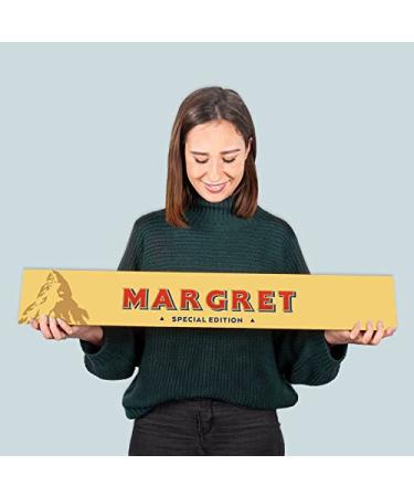 Personalized XXL 4.5 KG Toblerone chocolate bar - Toblerone bar 80 CM personalized with the name or text of your choice and a whopping 4.5 kg of delicious honey-almond nougat milk chocolate 9.92 Pound (Pack of 1)