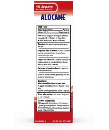 Alocane Emergency Burn Gel, Maximum Strength - 2.5 fl oz
