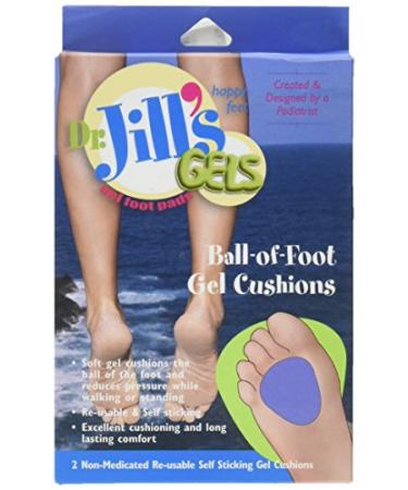 Dr. Jill's Ball-of-foot Gel Cushions  1/4 Thick  2/box