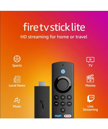 Fire TV Stick 4K Max Essentials Bundle with USB Power Cable and  Remote Cover (Red)