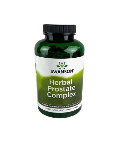 Swanson Herbal Prostate Complex - Men's Supplement - Features Pygeum  Saw Palmetto & Stinging Nettle - (200 Capsules) 1