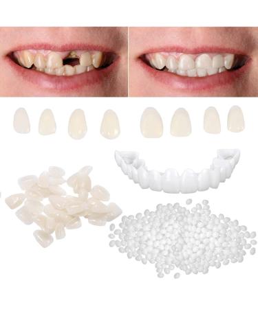 50g/100g Temporary Tooth Repair kit for Fix Filling the Missing Broken  Tooth and Gaps, Moldable Fake Teeth Veneers and Thermal Beads Replacement  Kit, Artificial Teeth 