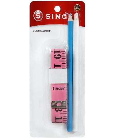 SINGER 00310 Tape Measure and Marking Pencil Combo