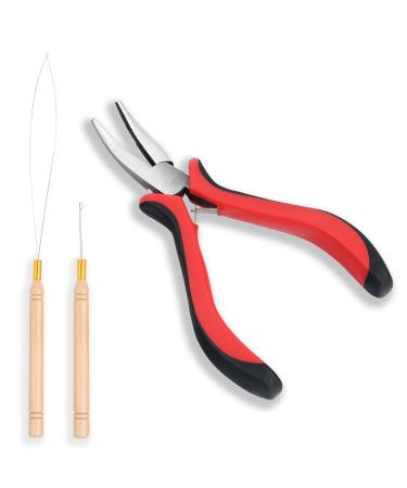 Neitsi Hair Extensions Pliers 2PCS, Hair Extensions Tools Microlinks Pliers  Extension Bead Tool Hair Extension Tools