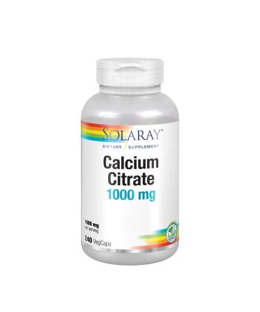 Solaray Calcium Citrate 1000 mg 240 VegCaps