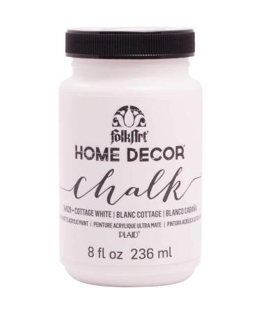 FolkArt Home D cor Chalk Furniture & Craft Acrylic Paint in Assorted Colors  2oz Cottage White