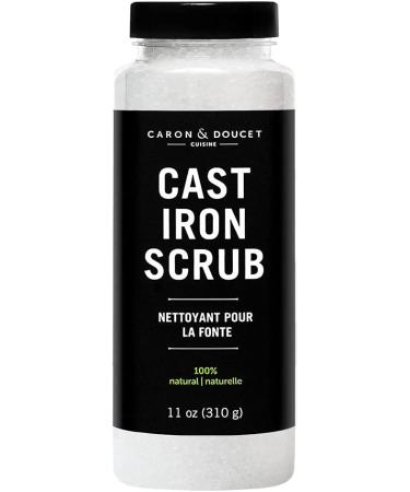 CARON & DOUCET - Cast Iron Cleaning & Conditioning Set: Seasoning Oil &  Cleaning Soap | 100% Plant-Based & Best for Cleaning Care, Washing,  Restoring