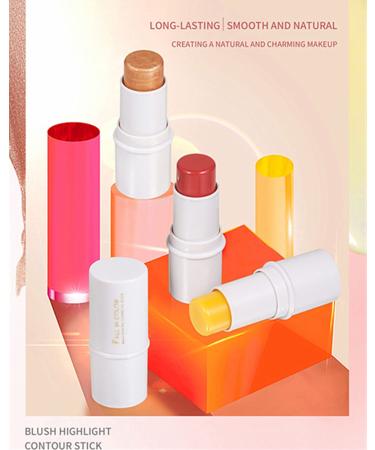 Go Ho Contour Stick Shading Face Contour Makeup Cream Long-Wearing  Natural-Looking Face Foundation Contouring Stick for Daily Wear 3D Wonder  Stick Body Shading Stick 04 Gray-bronzer Contour Stick