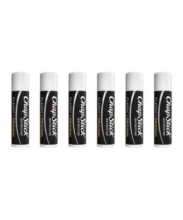 ChapStick Classic Original Skin Protectant / Sunscreen SPF 4, 0.15 Ounces (Pack of 6)