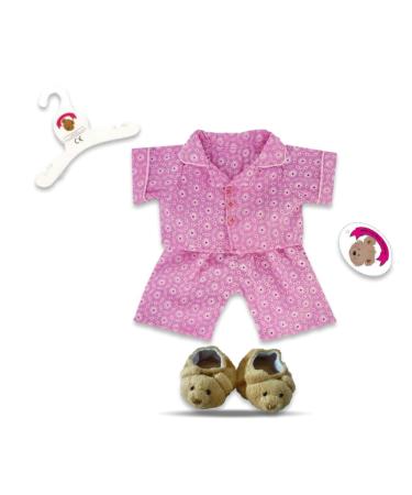 Build Your Bears Wardrobe Teddy Bear Clothes fits Build a Bear Teddies PJ's Pyjamas (pink)