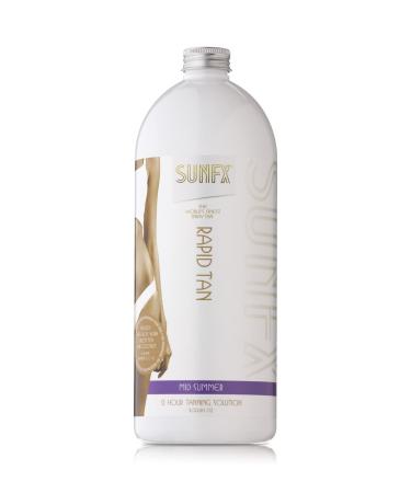 SunFX Rapid - All Natural Spray Tanning Solution(1L/33.8 fl oz  MID SUMMER) 1L/33.8 Fl Oz MID SUMMER