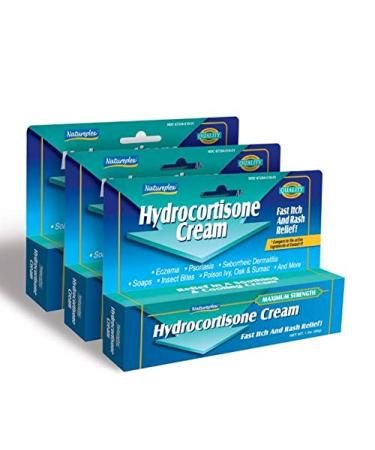 Natureplex Hydrocortisone Cream Anti-Itch Cream, 1% (3 Pack) (3)