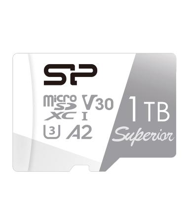 Silicon Power 1TB Superior Micro SDXC UHS-I (U3), V30 4K A2, Compatible with Nintendo-Switch, Steam Deck, High Speed MicroSD Card with Adapter A2 1TB