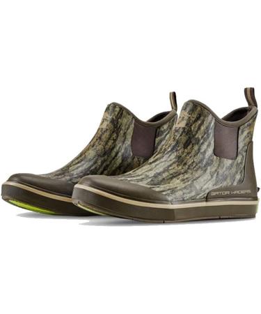 Gator Waders Mens Camp Boots - Ankle High Waterproof Shoes for Rain and  Mud, Fishing, Hunting, and Camp Wear 10 Mossy-oak Bottomland