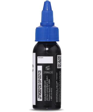  Dynamic Color Co - Triple Black Tattoo Ink, Premium Quality,  Sterile, Highly Pigmented Ink for Tattoo Artists, Dynamic Black Ink, Made  in USA, 8 oz Bottle : Beauty & Personal Care