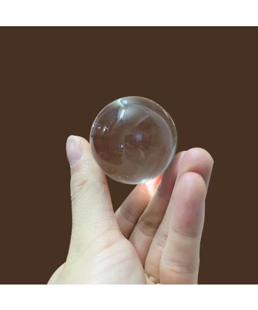 VEKDONE Men Tops Optical Glass Reflective Spheres, K9 Crystal Sphere Ball, Decor Photography Ball, Clear Contact Juggling Ball, No Stand (40mm)