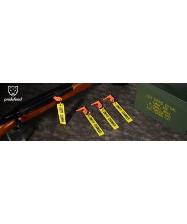 10 Pack Chamber Safety Flag for Rifle Handgun Shotgun with Bonus Bright  Yellow