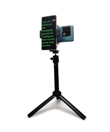 Teleprompter iPhone & Android, Double Phone Holder for Video Recording, Neewer Teleprompter Kit, The Collapsing Design Allows for Easy Storage and Transport.