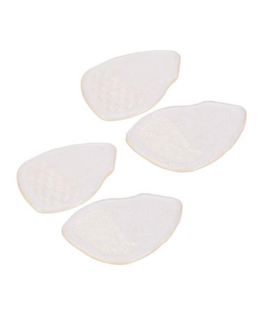 uxcell  Silicone Women Forefoot Front Insert Half Insoles Shoes Cushions 2 Pairs Clear