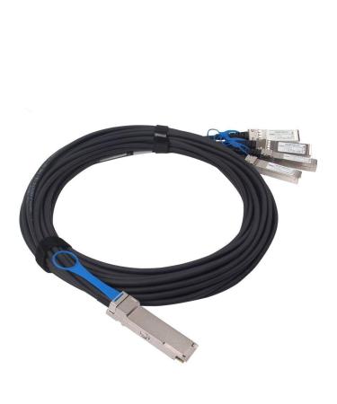 100GbE QSFP28 to 4X 25GbE SFP28 Breakout DAC Passive Direct Attach Copper ETH Hybrid Twinax Splitter Cable for Mellanox MCP7F00-A001 SFF-8402 SFP28 and SFF-8665 QSFP28 1-Meter(3.3ft) 1m 100G Q-4S For Mellanox