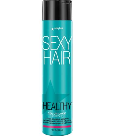 SexyHair Healthy Color Lock Color Conserve Shampoo | Color Safe | SLS and SLES Sulfate Free | All Hair Types Color Lock Shampoo | 10.1 fl oz