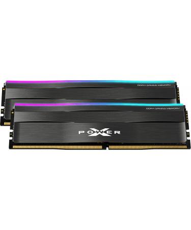 Silicon Power DDR4 16GB (2x8GB) Zenith RGB RAM Gaming 3200MHz (PC4 25600) 288-pin C16 1.35V UDIMM Desktop Memory Module - Low Voltage SP016GXLZU320BDD 3200MHz 8GBx2 RGB RGB