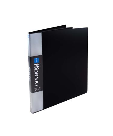 Itoya ProFolio Expo 11x17 Black Art Portfolio Binder with Plastic Sleeves  and 24 Pages - Portfolio Folder for Artwork with Clear Sheet Protectors -  Presentation Book for Art Display and Storage