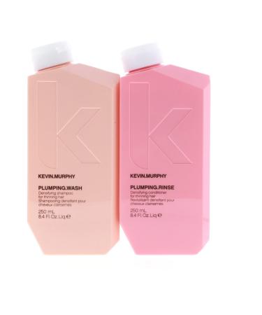 Hair Therapy Kevin Murphy Plumping Wash and Rinse for Thinning Densifying Duo Set, 8.4 Fl Oz 2 Count (Pack of 1)