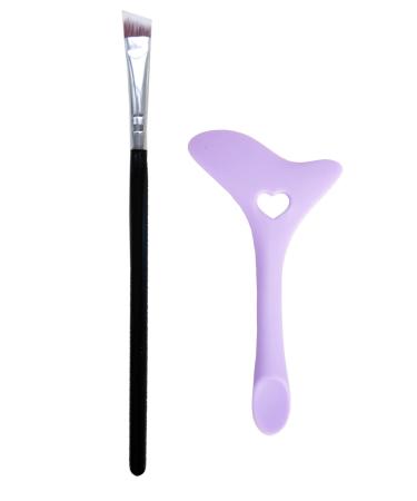 DogieLyn Eye Makeup Gel Eyeliner Brushes - Ultra Fine Bent Eyeliner Brush  Angled Eye Define Pointed Round Brush Kit
